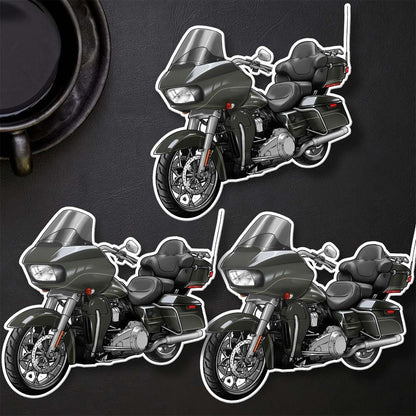 Harley Road Glide Ultra FLTRU 2018 - 2019 Stickers - Set of 3 Biker Motorcycle Decals