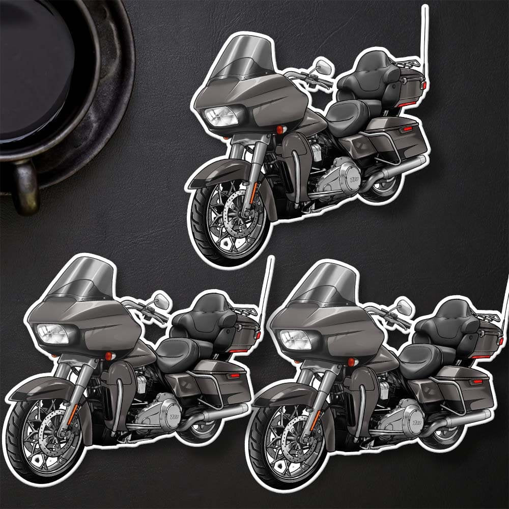 Harley Road Glide Ultra FLTRU 2018 - 2019 Stickers - Set of 3 Biker Motorcycle Decals