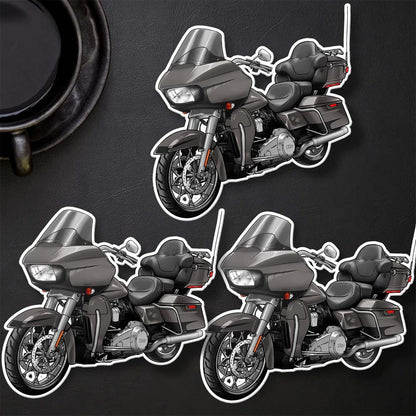 Harley Road Glide Ultra FLTRU 2018 - 2019 Stickers - Set of 3 Biker Motorcycle Decals