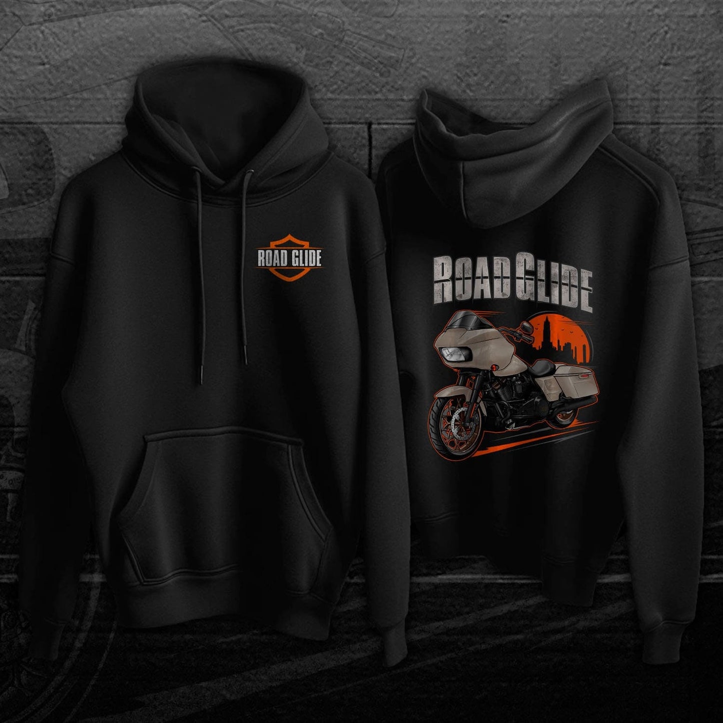 Harley Road Glide ST FLTRXST Hoodie - Biker Motorcycle Sweatshirt