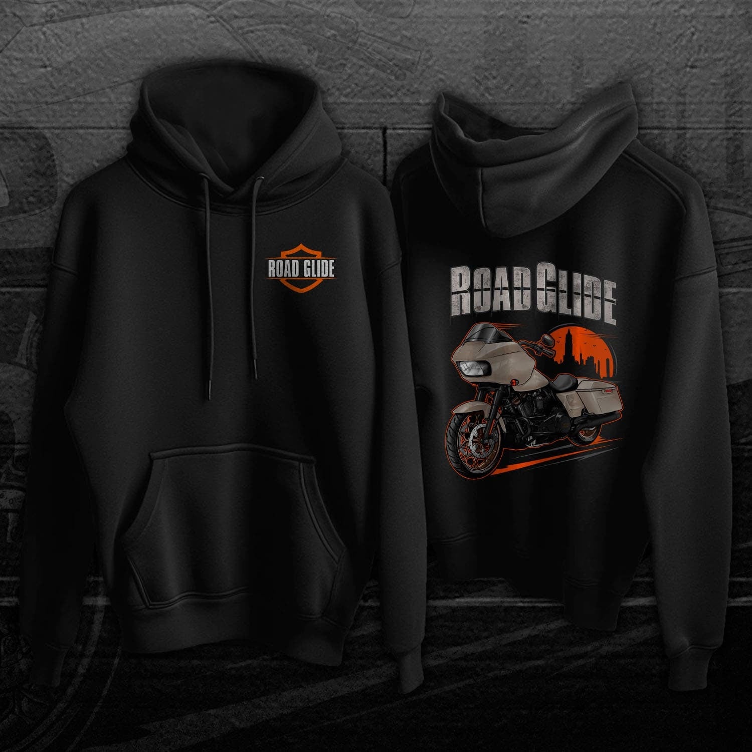 Harley Road Glide ST FLTRXST Hoodie - Biker Motorcycle Sweatshirt