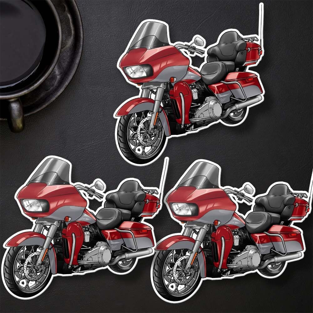 Harley Road Glide Ultra FLTRU 2018 - 2019 Stickers - Set of 3 Biker Motorcycle Decals