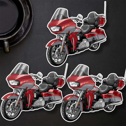 Harley Road Glide Ultra FLTRU 2018 - 2019 Stickers - Set of 3 Biker Motorcycle Decals