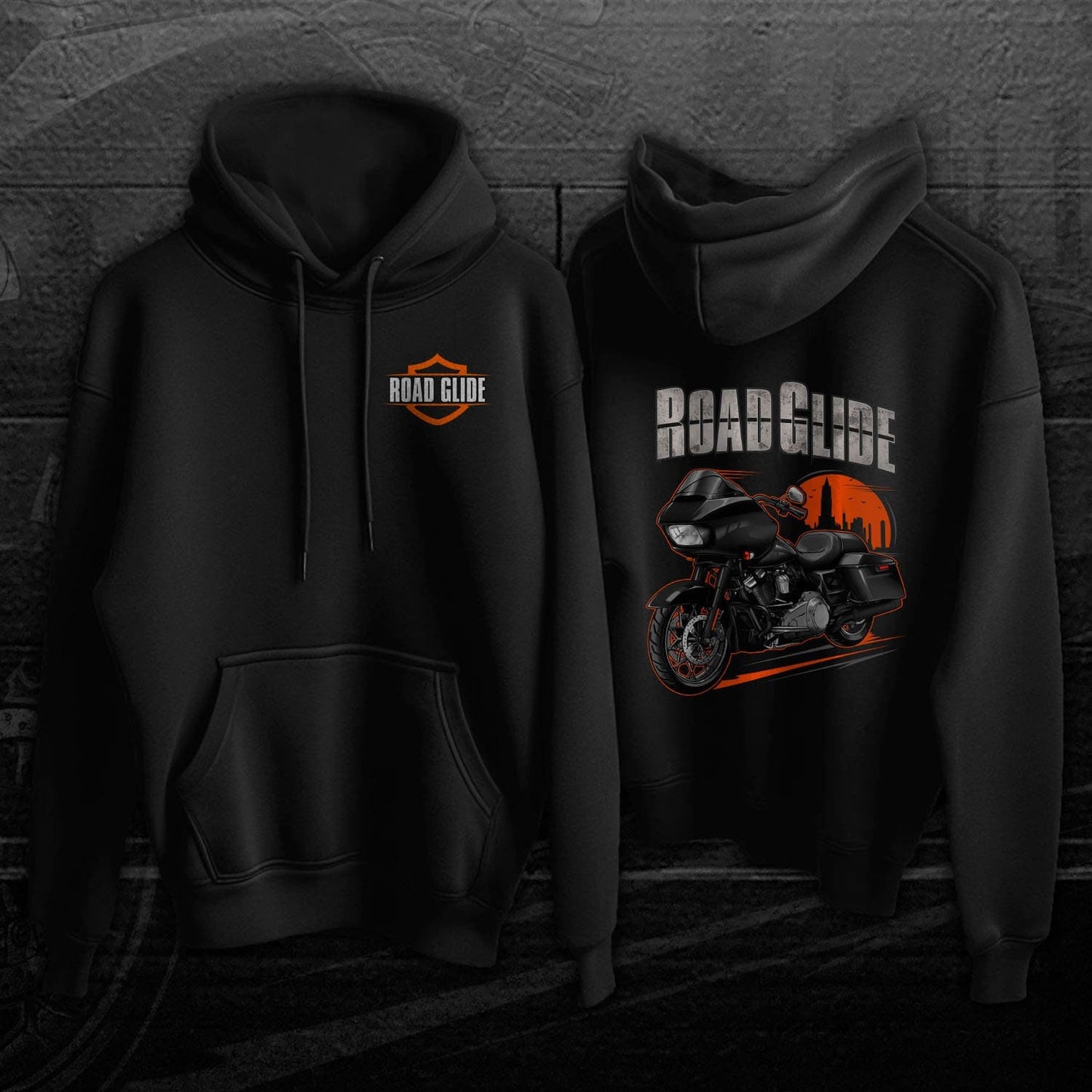 Harley Road Glide Special FLTRXS Hoodie 2016 - 2017 - Biker Motorcycle Sweatshirt