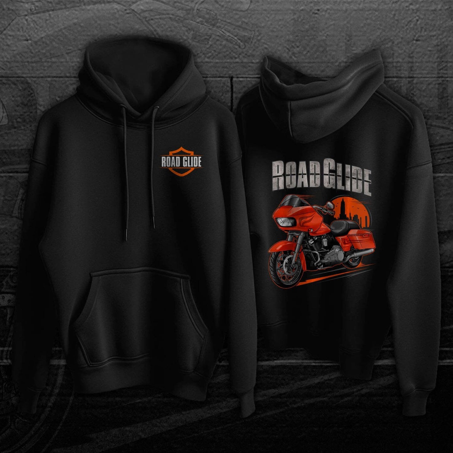 Harley Road Glide Special FLTRXS Hoodie 2016 - 2017 - Biker Motorcycle Sweatshirt