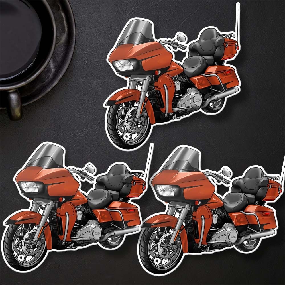 Harley Road Glide Ultra FLTRU 2018 - 2019 Stickers - Set of 3 Biker Motorcycle Decals