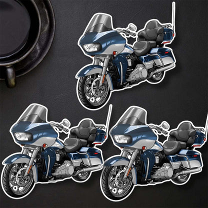 Harley Road Glide Ultra FLTRU 2018 - 2019 Stickers - Set of 3 Biker Motorcycle Decals