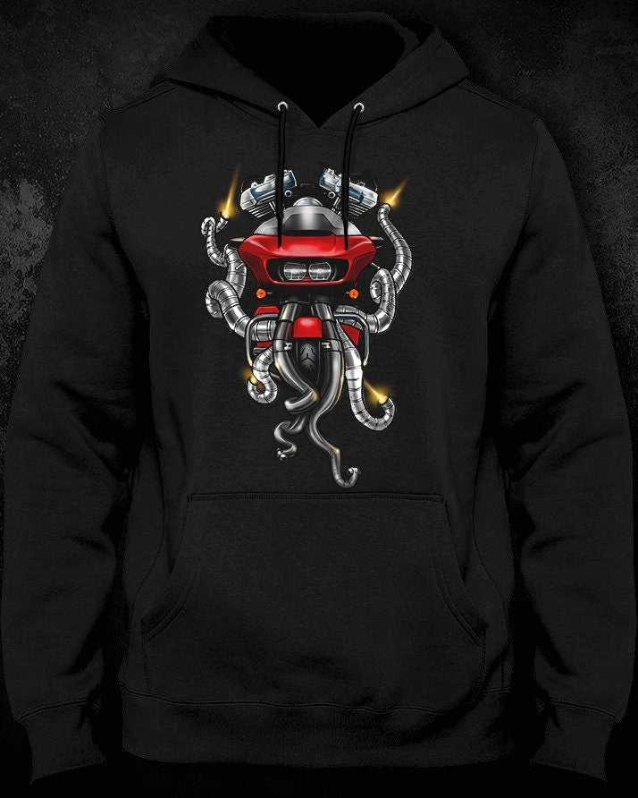 Harley Road Glide Hoodie - Motorcycle Sweatshirt for Bikers
