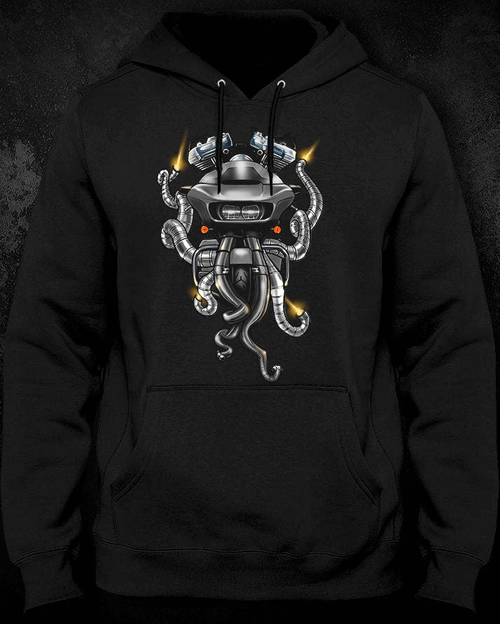 Harley Road Glide Hoodie - Motorcycle Sweatshirt for Bikers