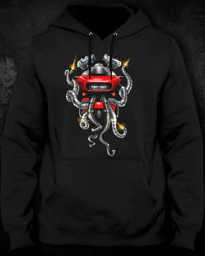Harley Road Glide Hoodie - Motorcycle Sweatshirt for Bikers