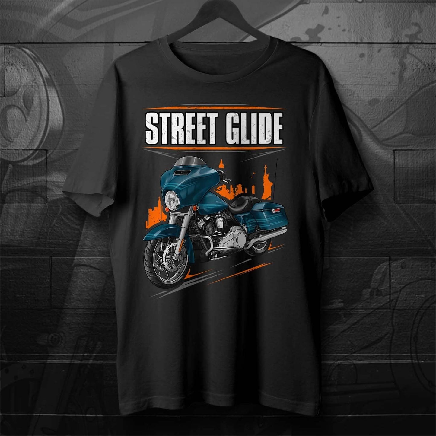 Harley Street Glide FLHX & FLHXI T-Shirt - Biker Motorcycle Tee Shirt