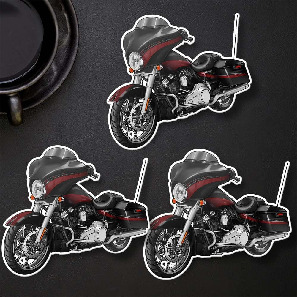 Harley Street Glide CVO FLHXSE Stickers - Set of 3 Biker Motorcycle Decals