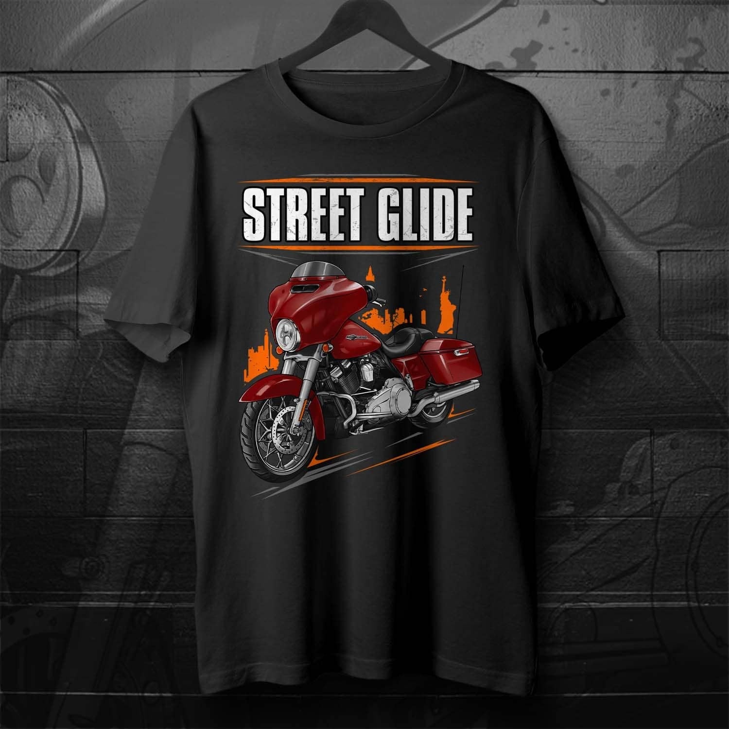 Harley Street Glide FLHX & FLHXI T-Shirt - Biker Motorcycle Tee Shirt