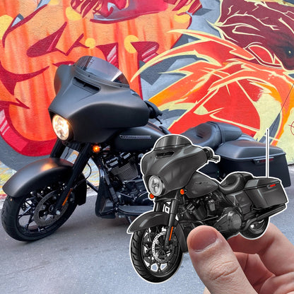 Harley Street Glide Special FLHXS Stickers - Set of 3 Biker Motorcycle Decals