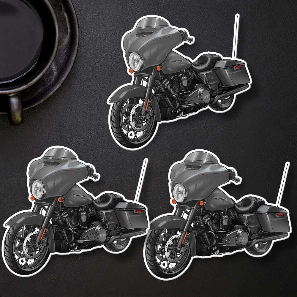 Harley Street Glide Special FLHXS Stickers - Set of 3 Biker Motorcycle Decals