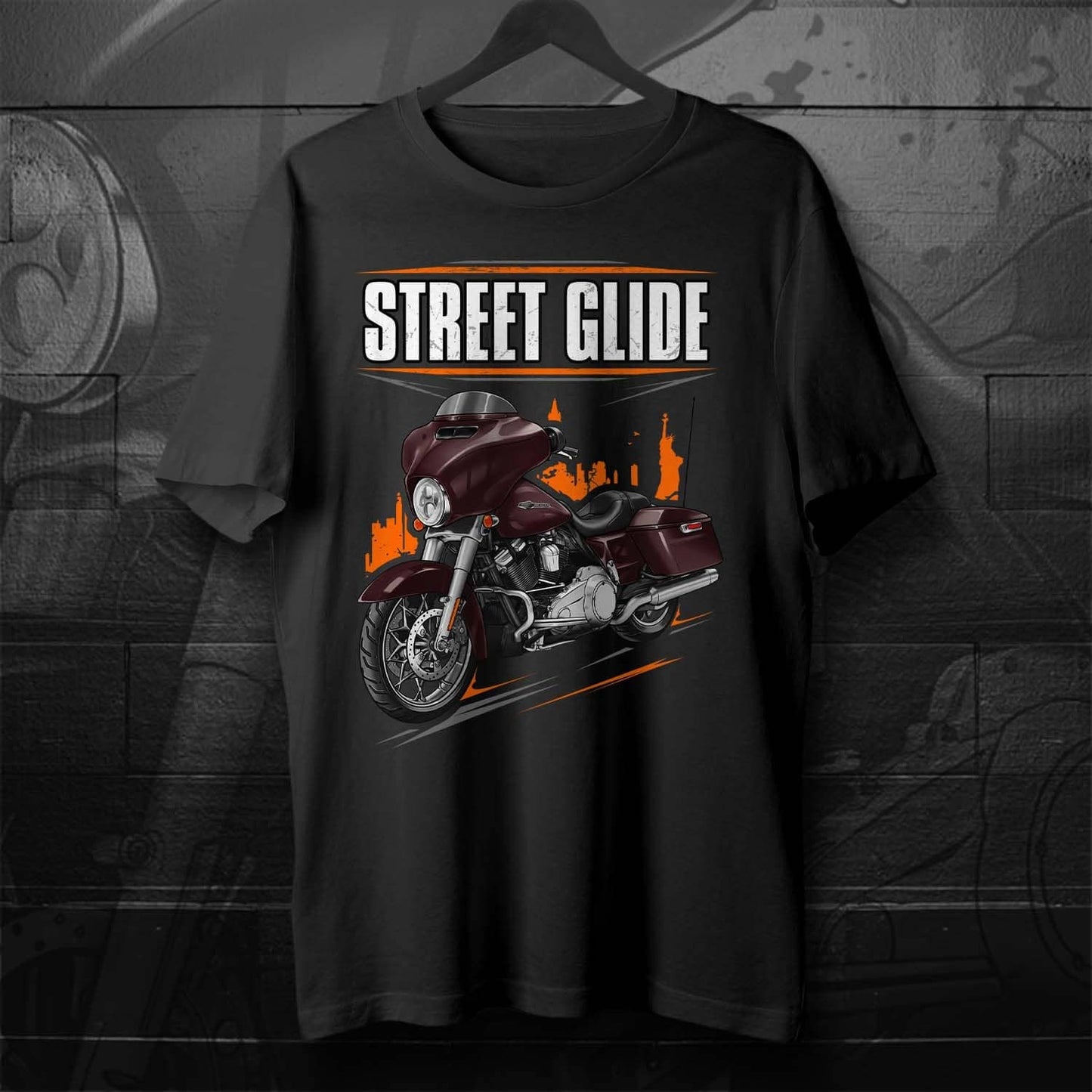 Harley Street Glide FLHX & FLHXI T-Shirt - Biker Motorcycle Tee Shirt