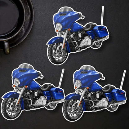 Harley Street Glide Special FLHXS Stickers - Set of 3 Biker Motorcycle Decals