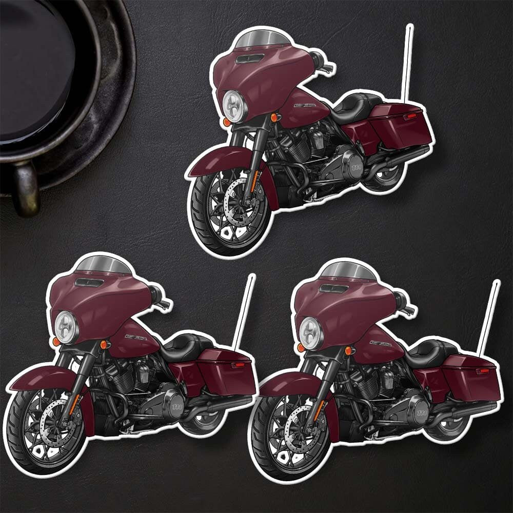 Harley Street Glide Special FLHXS Stickers - Set of 3 Biker Motorcycle Decals
