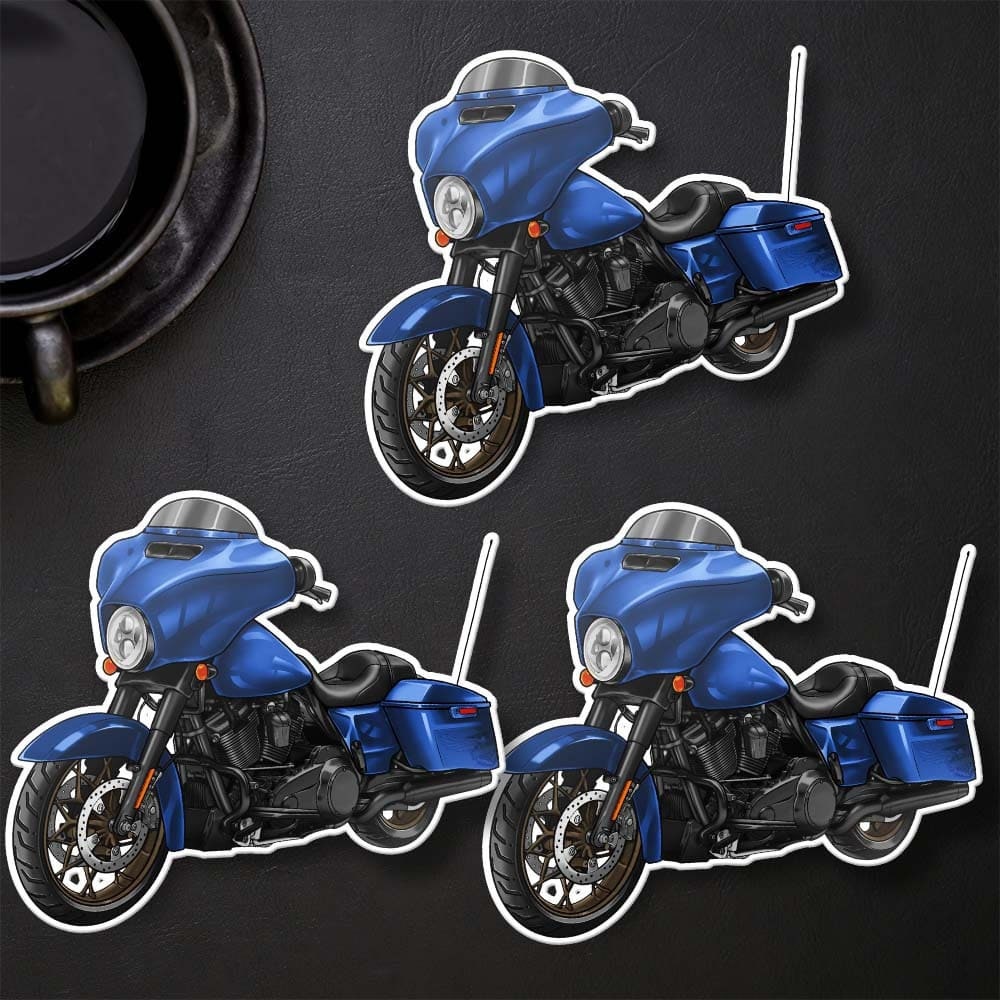 Harley Street Glide Special FLHXS Stickers - Set of 3 Biker Motorcycle Decals