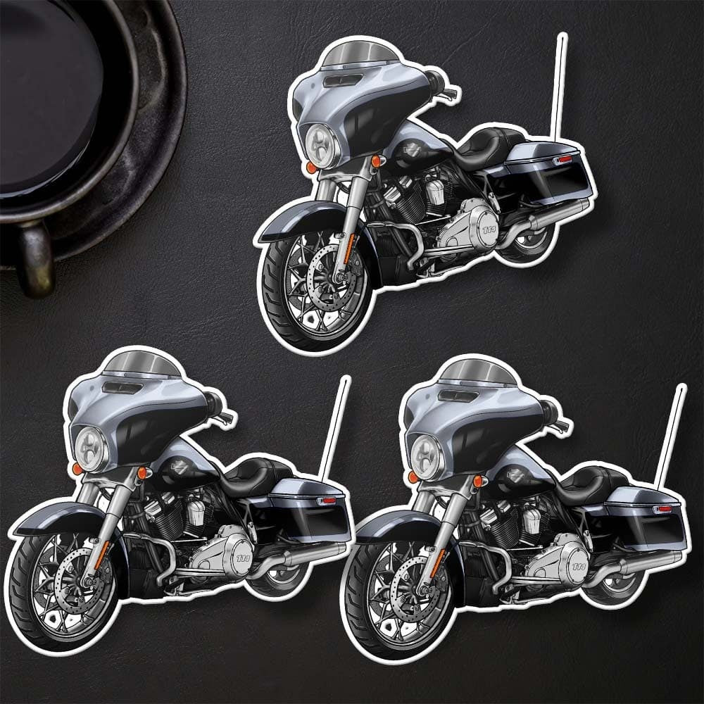 Harley Street Glide Special FLHXS Stickers - Set of 3 Biker Motorcycle Decals