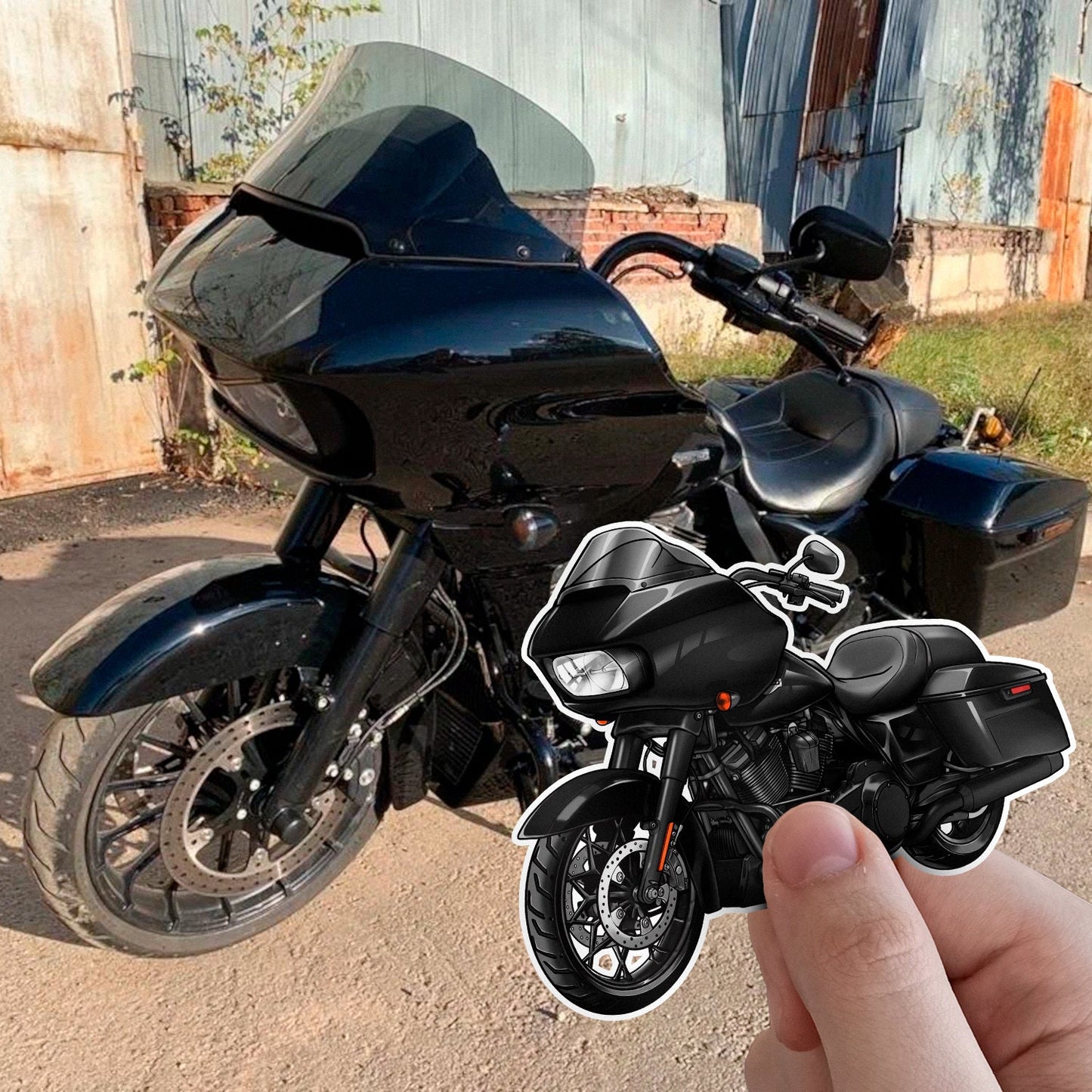 Harley Road Glide Special FLTRXS 2015 Stickers - Set of 3 Biker Motorcycle Decals