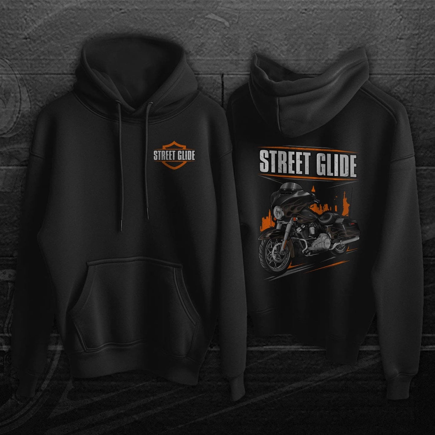 Harley Street Glide CVO FLHXSE Hoodies - Biker Motorcycle Sweatshirt