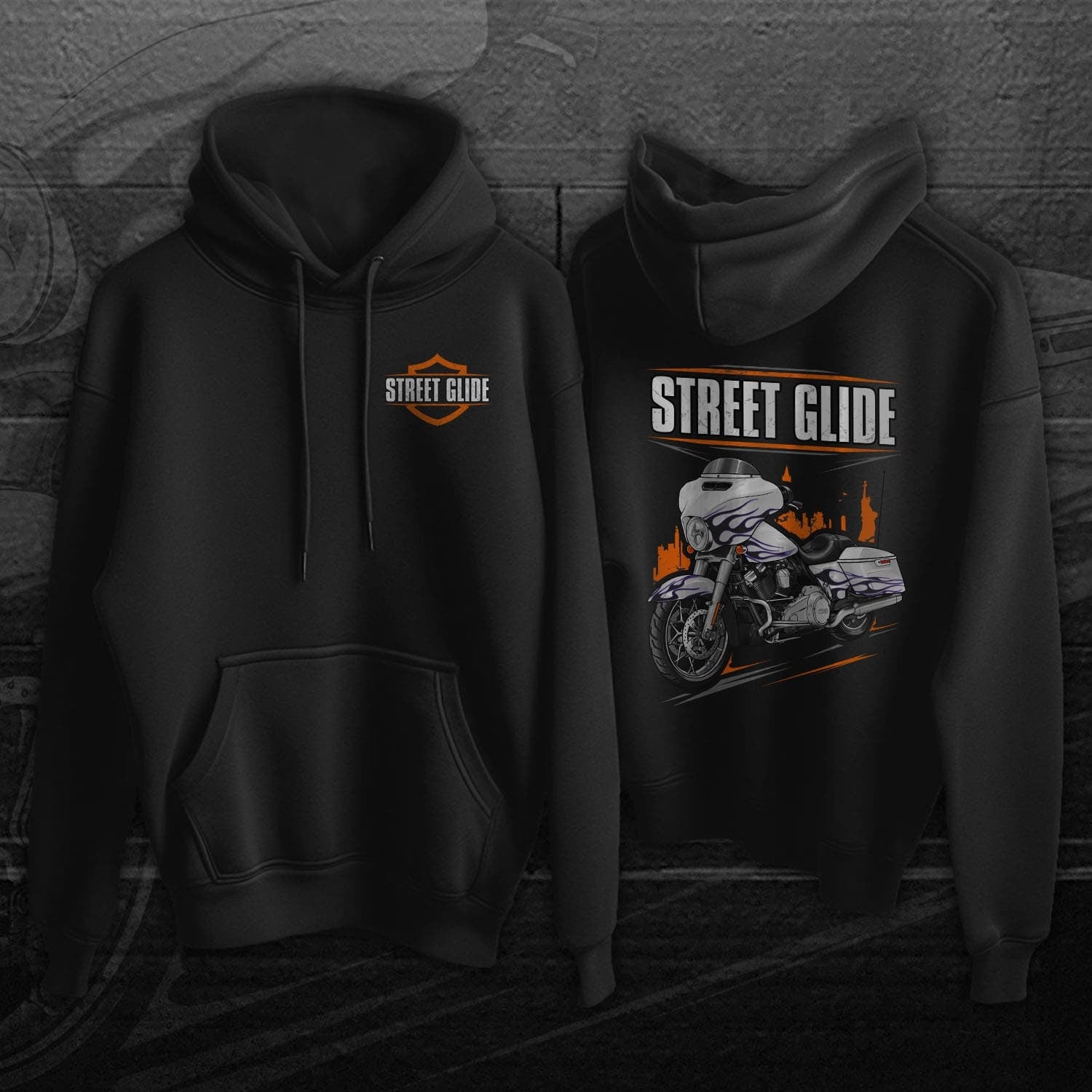 Harley Street Glide CVO FLHXSE Hoodies - Biker Motorcycle Sweatshirt