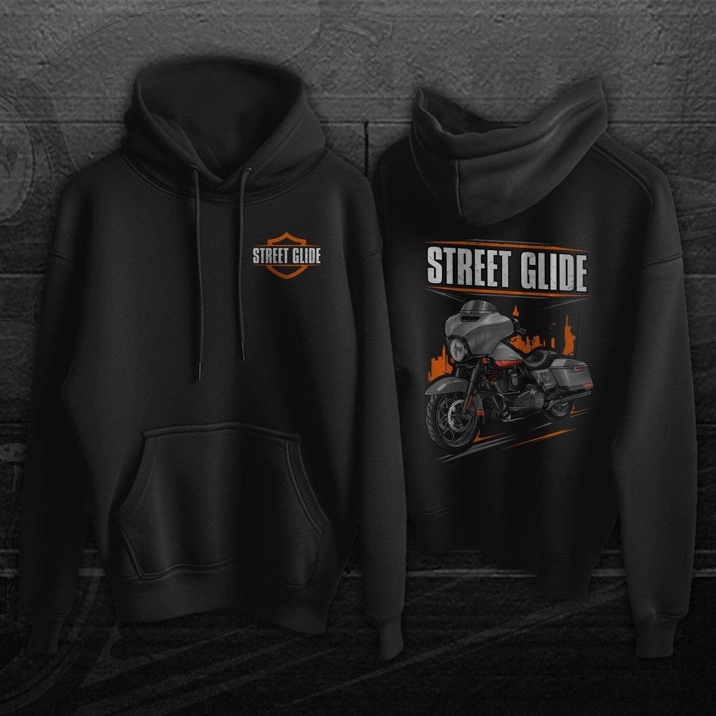 Harley Street Glide CVO FLHXSE Hoodies - Biker Motorcycle Sweatshirt