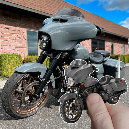 Harley Street Glide FLHXST Stickers - Set of 3 Biker Motorcycle Decals