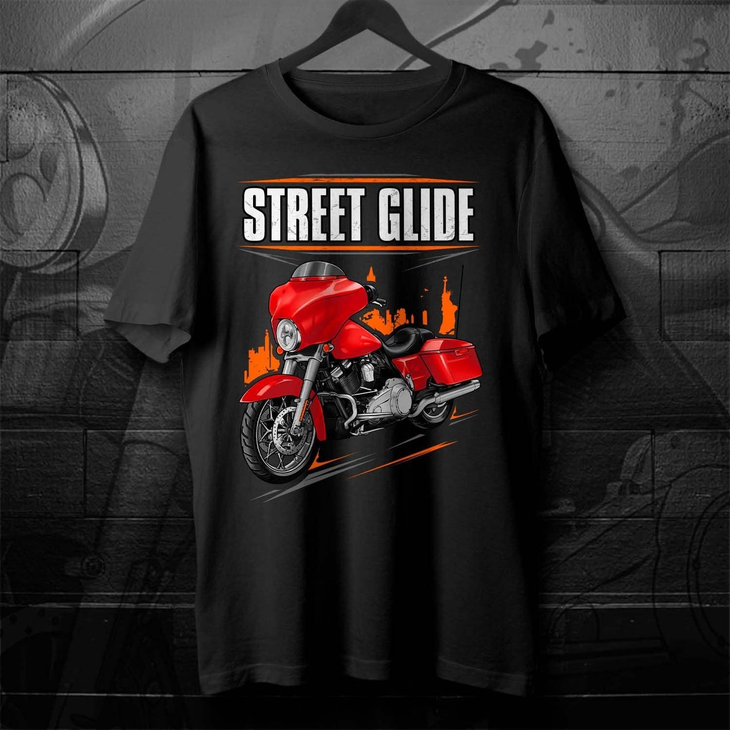 Harley Street Glide FLHX & FLHXI T-Shirt - Biker Motorcycle Tee Shirt