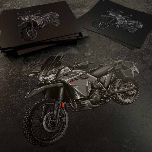 Kawasaki KLR 650 Stickers - Set of 3 Motorcycle Decals for ADV Riders