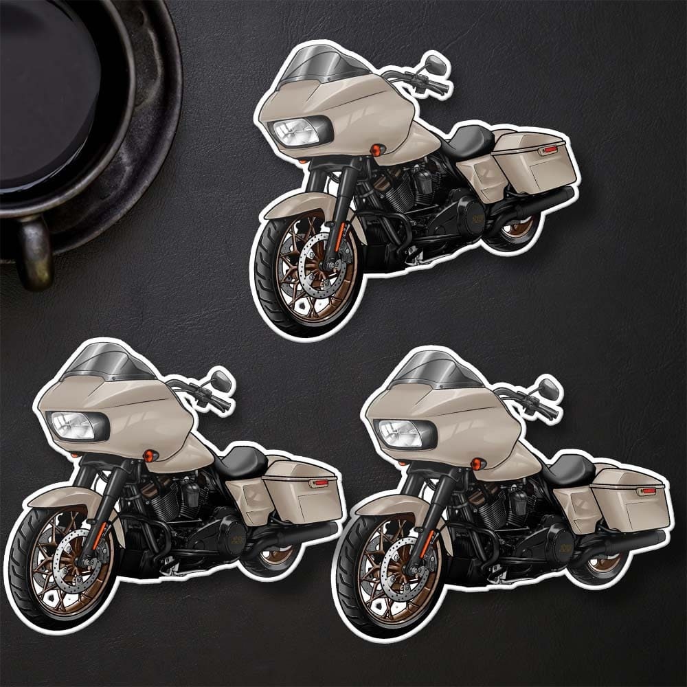 Harley Road Glide ST FLTRXST Stickers - Set of 3 Biker Motorcycle Decals