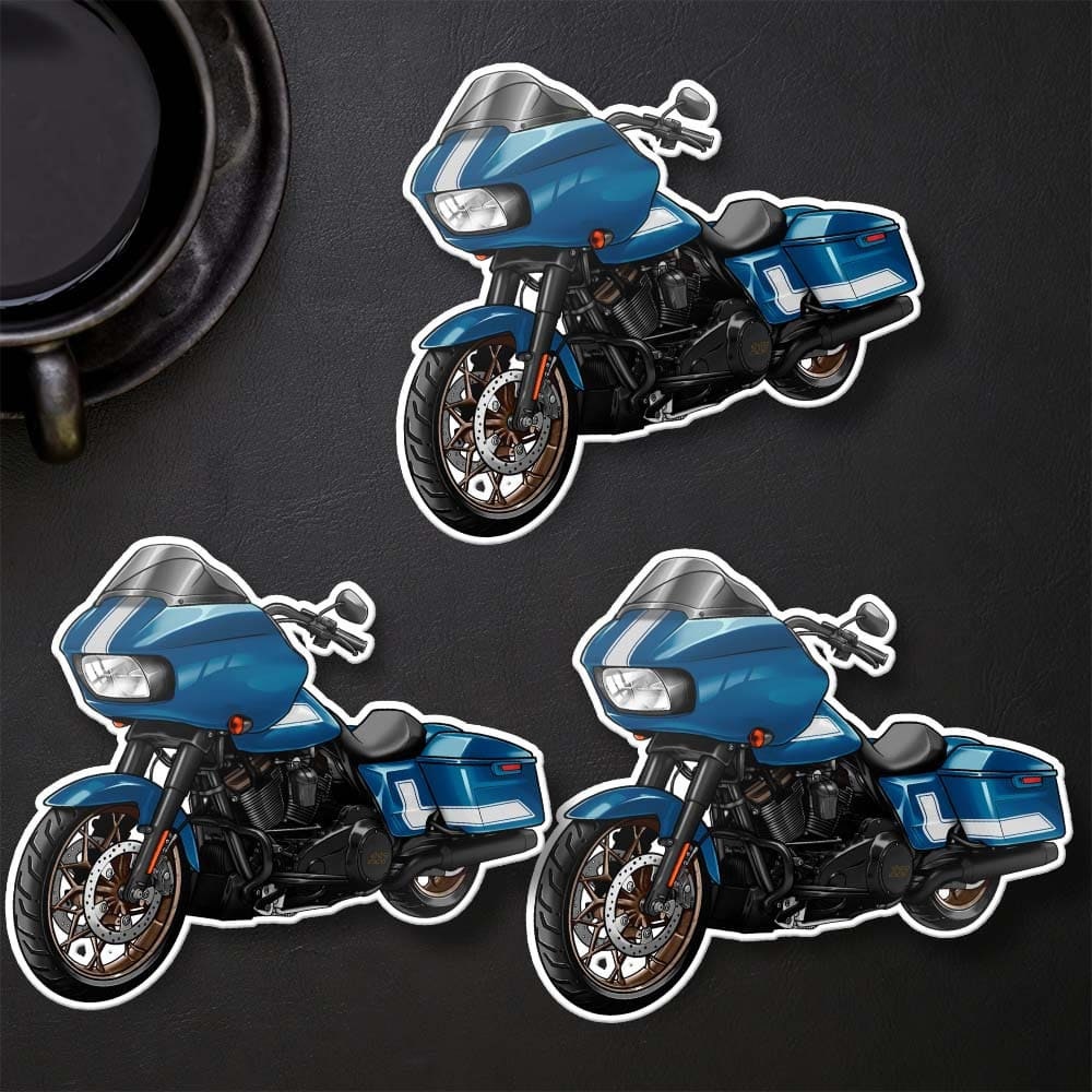 Harley Road Glide ST FLTRXST Stickers - Set of 3 Biker Motorcycle Decals