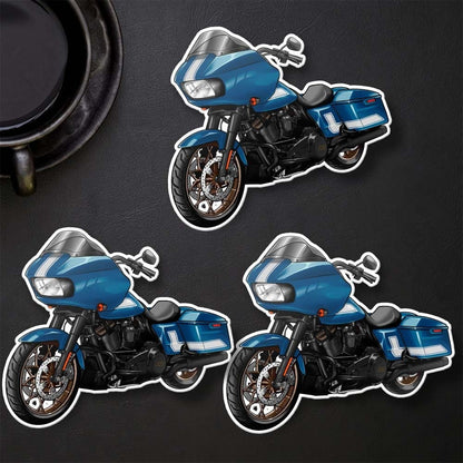 Harley Road Glide ST FLTRXST Stickers - Set of 3 Biker Motorcycle Decals