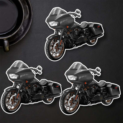 Harley Road Glide ST FLTRXST Stickers - Set of 3 Biker Motorcycle Decals