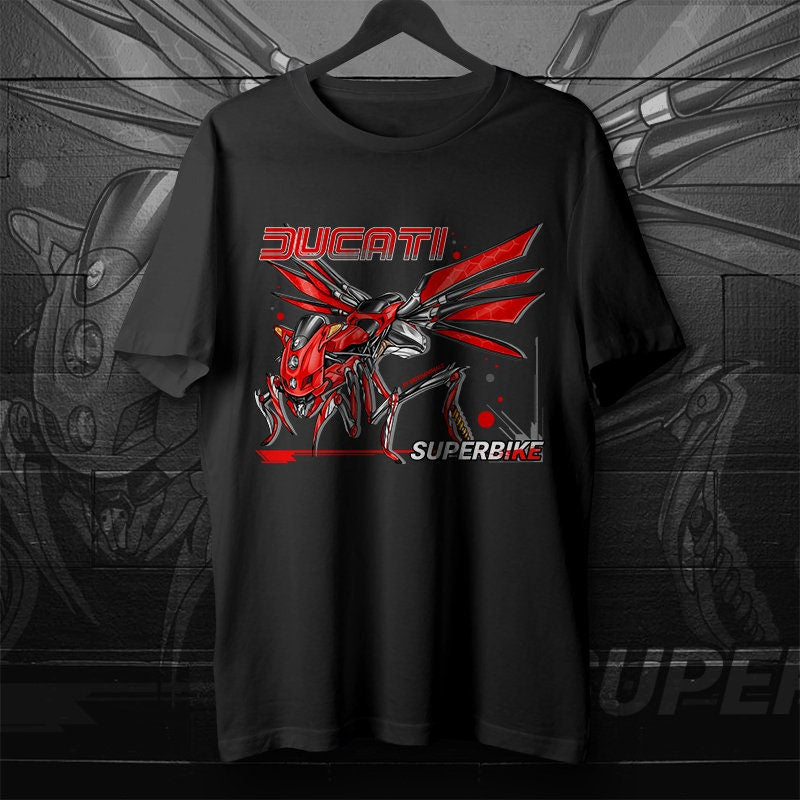 Ducati 749 & 999 Superbike T-Shirt - Motorcycle Tee Shirt for Riders