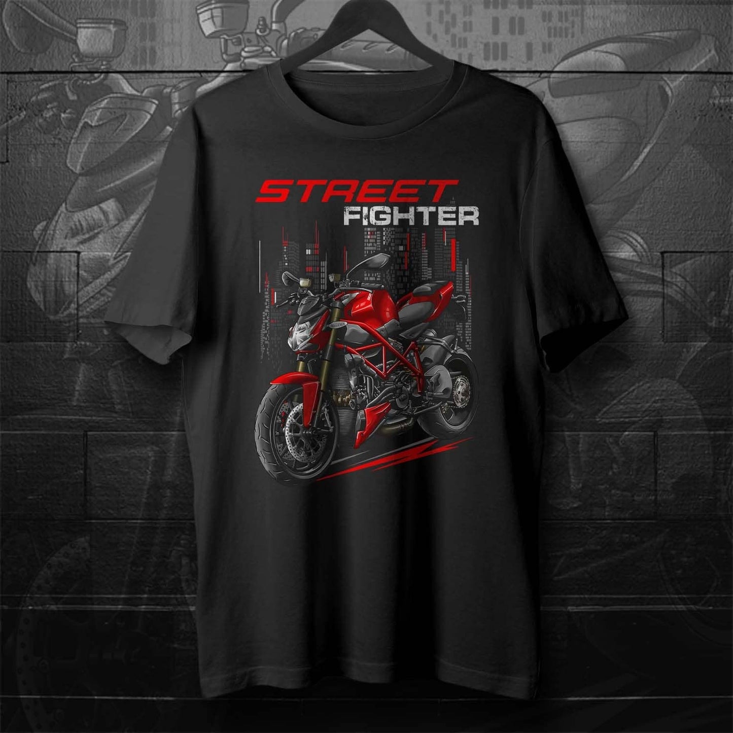 Ducati Streetfighter 848 T-Shirt - Motorcycle Tee Shirt for Riders