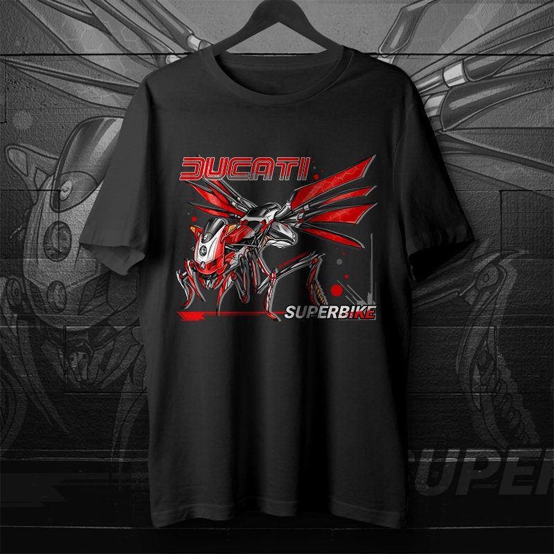 Ducati 749 & 999 Superbike T-Shirt - Motorcycle Tee Shirt for Riders