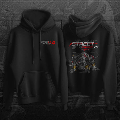 Ducati Streetfighter V4 Hoodie - Motorcycle Sweatshirt for Riders