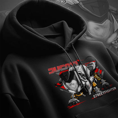 Ducati Streetfighter Hoodie - Motorcycle Sweatshirt for Riders
