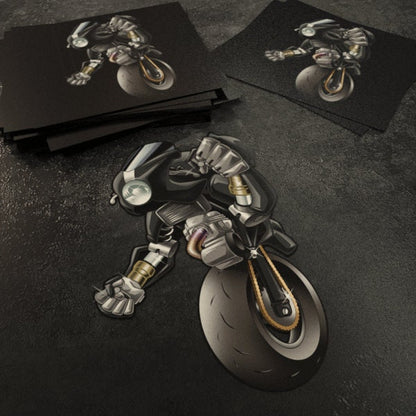 Ducati Sport Classic Stickers - Set of 3 Motorcycle Decals for Riders