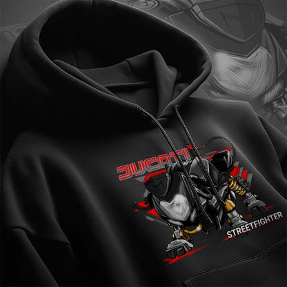 Ducati Streetfighter Hoodie - Motorcycle Sweatshirt for Riders