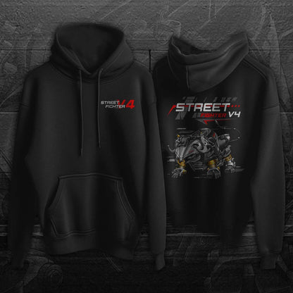 Ducati Streetfighter V4 Hoodie - Motorcycle Sweatshirt for Riders