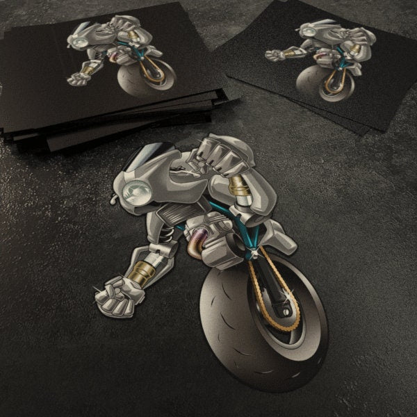 Ducati Sport Classic Stickers - Set of 3 Motorcycle Decals for Riders