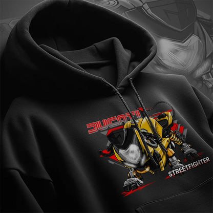 Ducati Streetfighter Hoodie - Motorcycle Sweatshirt for Riders