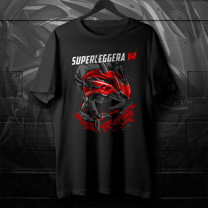 Ducati Superleggera V4 T-Shirt - Motorcycle Tee Shirt for Riders