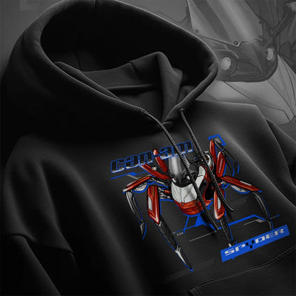 Can-Am Spyder RS 2014-16 Hoodie - Motorcycle Sweatshirt for Riders