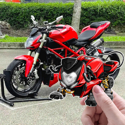 Ducati Streetfighter Stickers - Set of 3 Motorcycle Decals for Riders