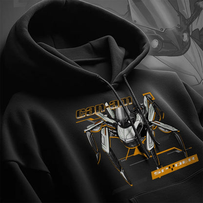 Can-Am Spyder RS 2014-16 Hoodie - Motorcycle Sweatshirt for Riders