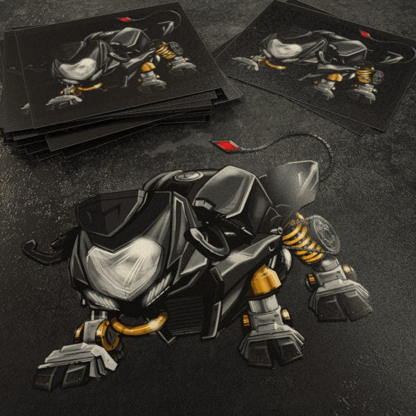 Ducati Streetfighter Stickers - Set of 3 Motorcycle Decals for Riders